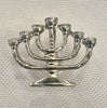 Estate Collection - Vintage Silver Menorah Tie Tack
