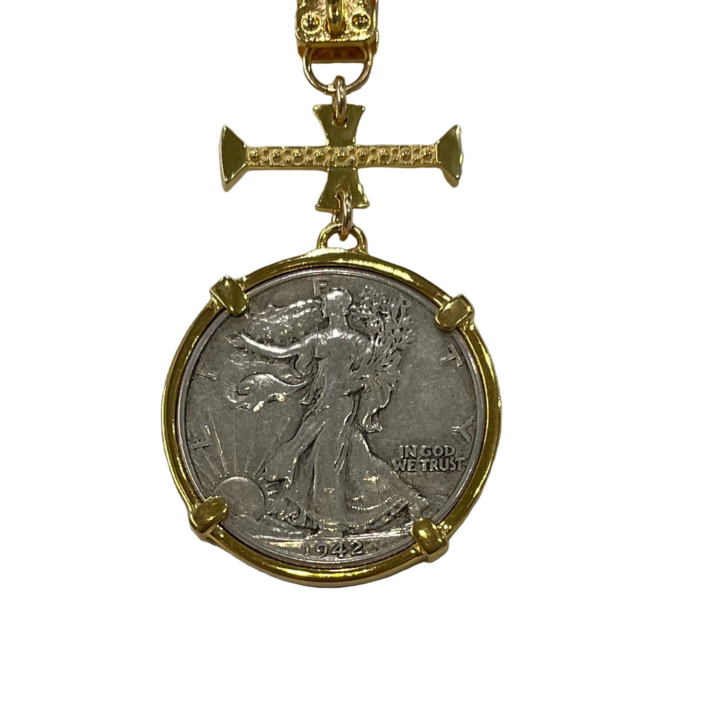Vignette - Walking Liberty Coin w/Gold Bar