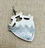 Estate Collection - Fob - Sterling Engraved Shield Fob