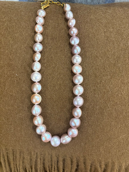 Dina Mackney -Necklace Perfect Pearls in Blush