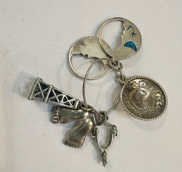 Estate Collection - Vintage Sterling Charms on Ring