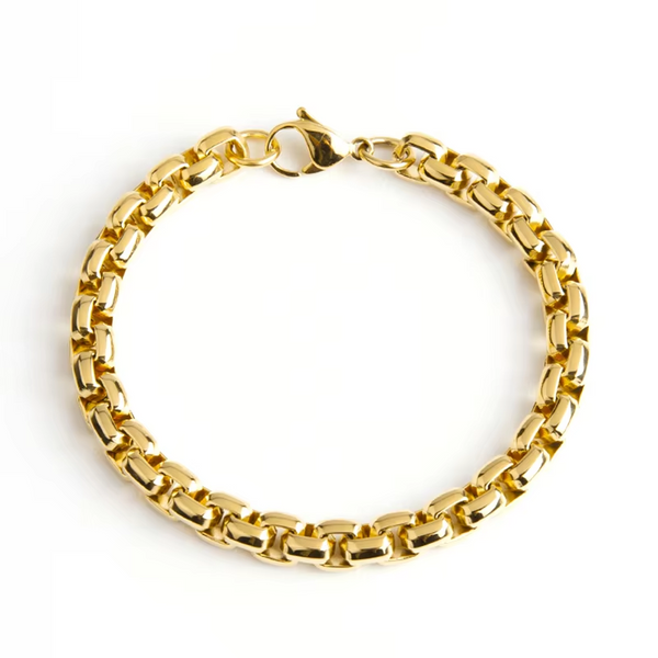 Bracelet - Big Box Bracelet Gold