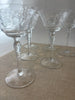 Estate Collection - Vintage Crystal Champagne Coupes Set of 6