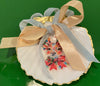 Ornaments - Reindeer on Scallop Shell by Fouts and Finch