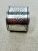 Eatate Collection - Silver Napkin Ring Geomertric Design
