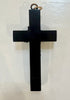 Estate Collection - Vintage Victorian Carved Mourning Cross Pendant