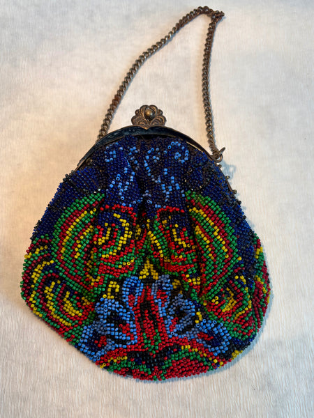 Estate Collection - Antique Victorian Dresden Purse