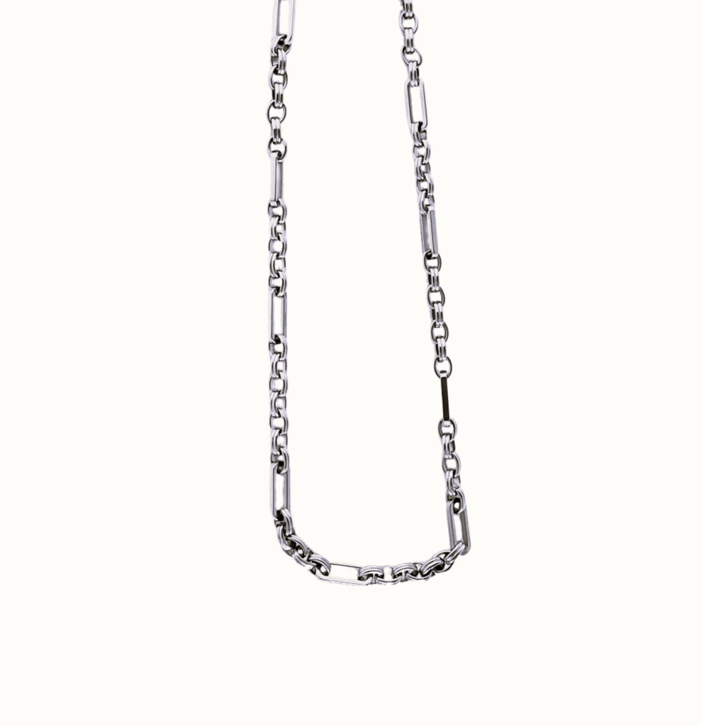 Necklace - Cable and Smooth Chain