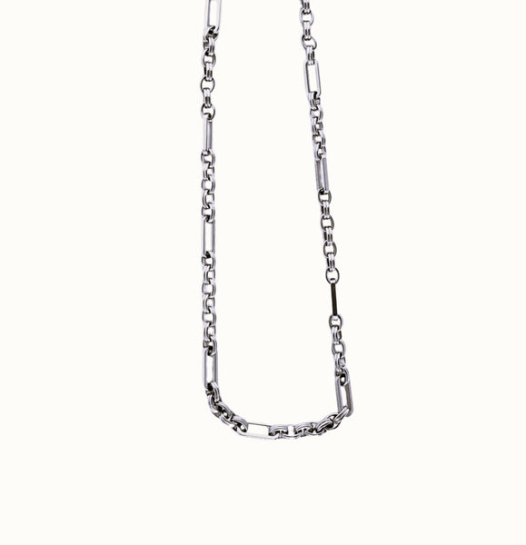Necklace - Cable and Smooth Chain