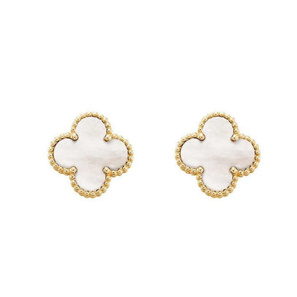 Earrings - Quatrefoil Stud