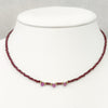 Pink Tourmaline & Gold Bead w/Gold Filled Bead Accent