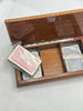 Estate Collection - Vintage Wooden Playing Card Box