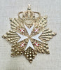 Estate Collection - Vintage Order of Malta Sash Badge Set