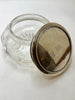 Estate Collection - Vintage Cut Glass and Silver Powder Jar