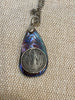 Estate Collection - Vintage Saint Benedict Coin on Abalone Necklace