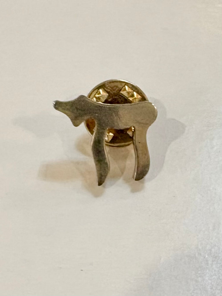 Estate Collection - Vintage Chai Gold Lapel Pin