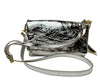 Cuoieria Fiorentina - Patty Small Metallic Flap Bag in Silver