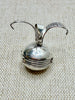 Estate Collection - Locket - Sterling Accordian Memory Orb