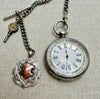 Estate Collection - Pocket Watch and Fob - Sterling