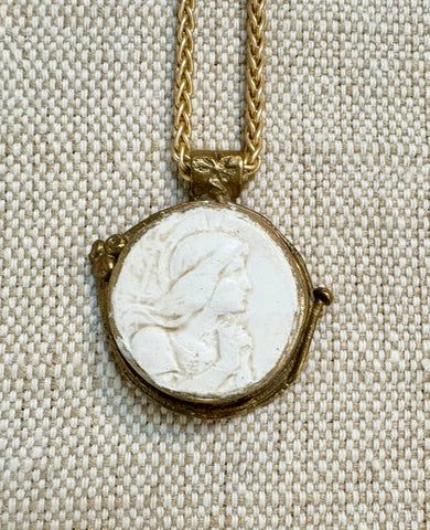 Necklace - Joan of Arc Intaglio  Necklace