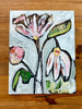 Funky Flowers by Katie Sneed Art  - 11x14