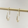 Earrings - Peggy Floating Pearl Teardrop