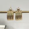 Earrings - Gold Plated  Thick Gold Hoop