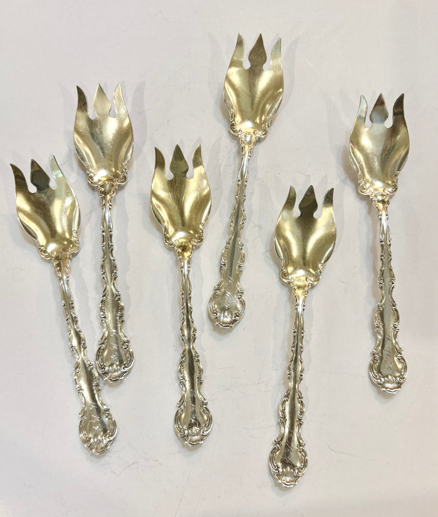 Estate Collection -Sterling Ice Cream Forks Set