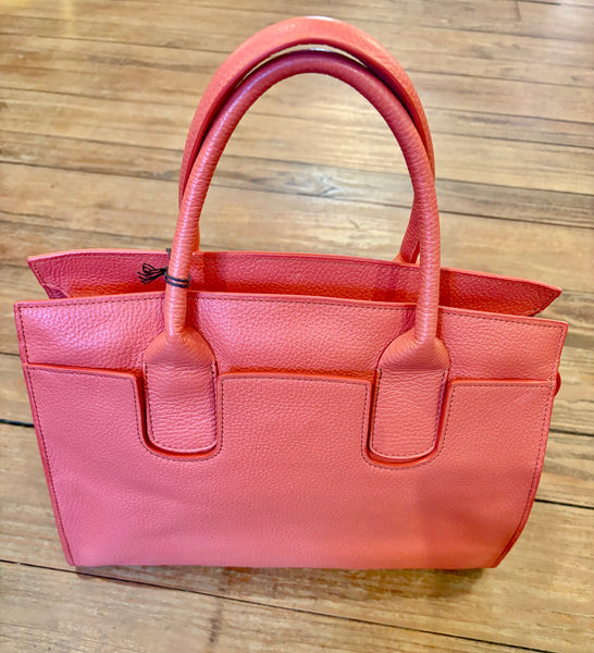 Purse - Bella Soft Medium Papaya Tote