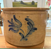 Estate Collection Antique Salt Glazed Cake Crock