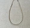Estate Collection Pearl and Silver Bead Necklace