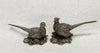 Estate Collection - Vintage Sterling Pair of Pheasant Sculptures