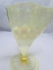 Estate Collection Antique English Opalescent Vaseline Glass Vases