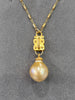 Vignette - Gold South Sea Pearl with 18K Cap