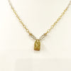 Vignette Necklace - Lilette Vignette Two Tone Cable Chain