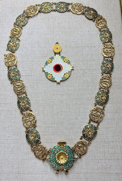 Estate Collection - Vintage Order of the Chrysanthemum Collar Chain and Badge