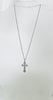 Estate Collection - Necklace Sterling Cross Pendant on Chain