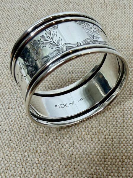 Eatate Collection - Sterling Napkin Ring Webster