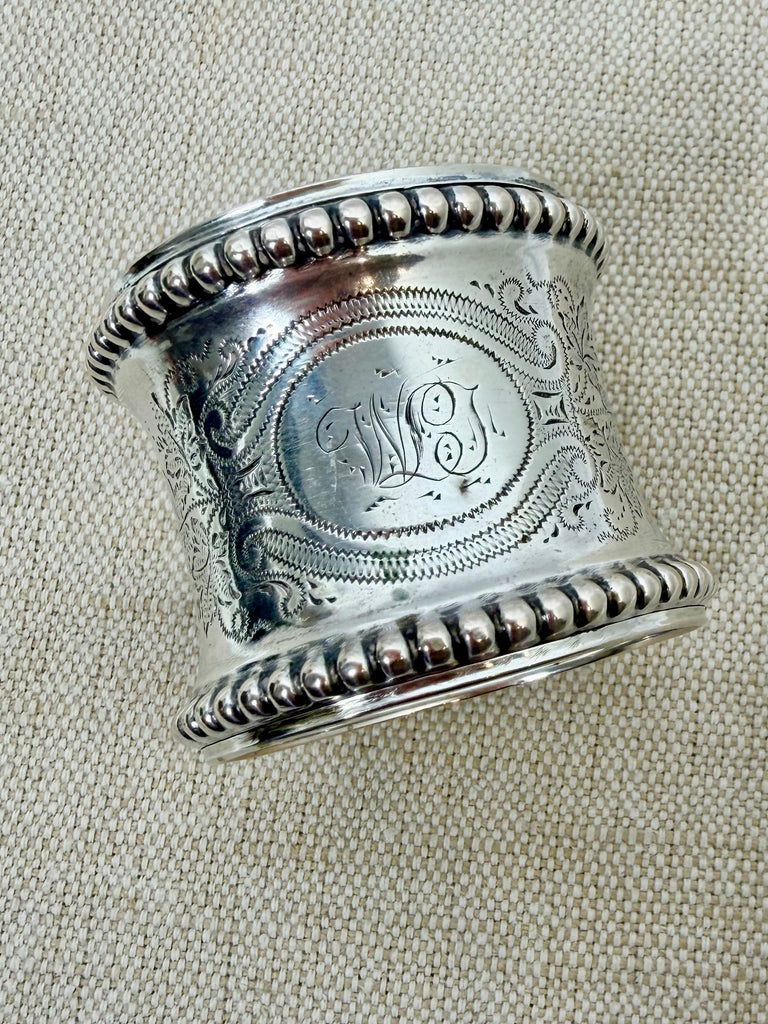 Eatate Collection - Silver Ornate Napkin Ring