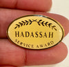 Estate Collection - Vintage Hadassah Service Award Lapel Pin