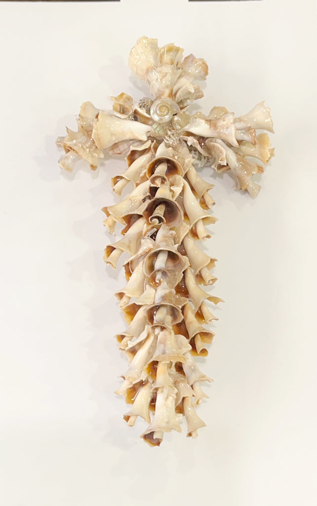 Handmade Seashell Cross