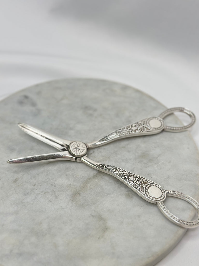 Estate Collection - Sterling Grape Scissors