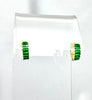 Earrings - Huggie Emerald Cut Stones