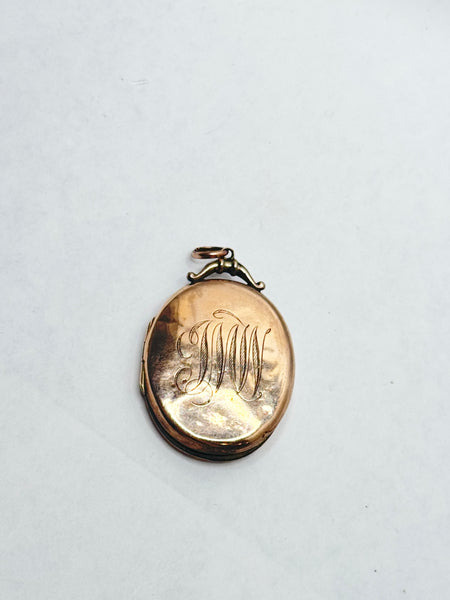 Estate Collection - Gold Monogrammed Locket