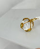 Vignette - Caged Stone Orb Crystal and Gold