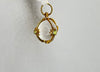 Vignette - Caged Stone Orb Crystal and Gold