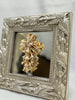 Linda Konstanzer - Handmade Seashell Cross on Ornate Mirrored Frame