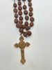 Estate Collection - Hand Carved Wooden Rosary