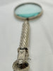 Estate Collection - Vintage Ornate Silver Tone Magnifying Glass