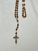 Estate Collection - Wood and Silver Rosary